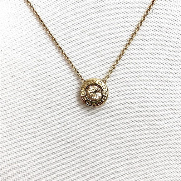 🖤COACH💕gold plated necklace